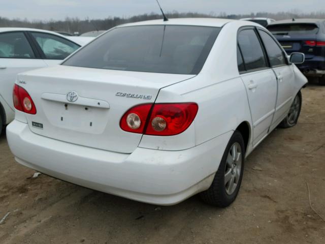 2T1BR32E47C836757 - 2007 TOYOTA COROLLA CE WHITE photo 4