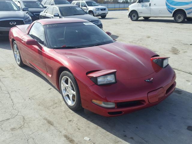 1G1YY22G215102298 - 2001 CHEVROLET CORVETTE MAROON photo 1