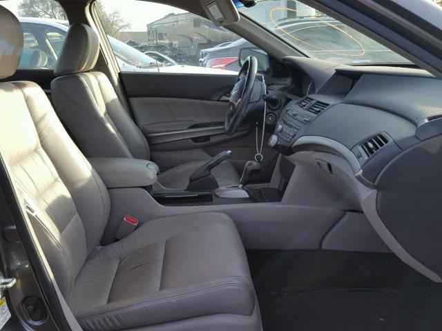 1HGCP36848A006169 - 2008 HONDA ACCORD EXL GRAY photo 5