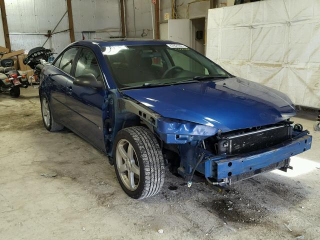 1G2ZG58N574177375 - 2007 PONTIAC G6 BASE BLUE photo 1