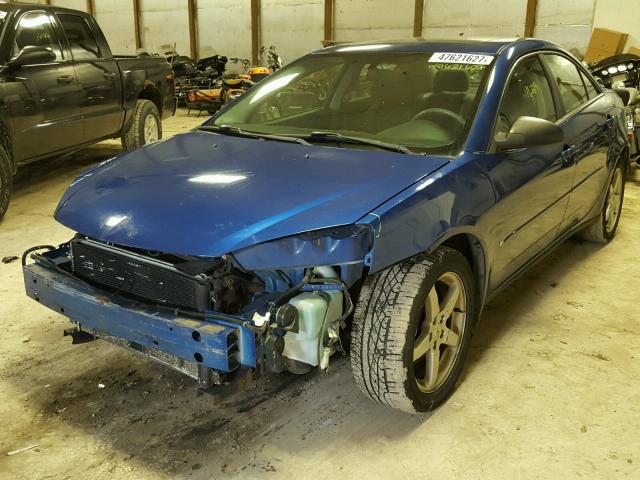 1G2ZG58N574177375 - 2007 PONTIAC G6 BASE BLUE photo 2