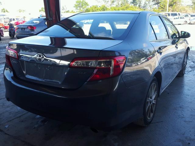 4T1BF1FK5CU150149 - 2012 TOYOTA CAMRY BASE CHARCOAL photo 4