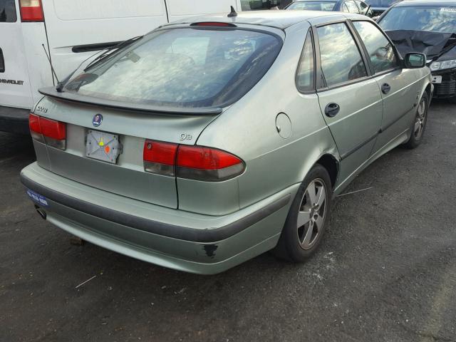 YS3DF58K222023881 - 2002 SAAB 9-3 SE GRAY photo 4