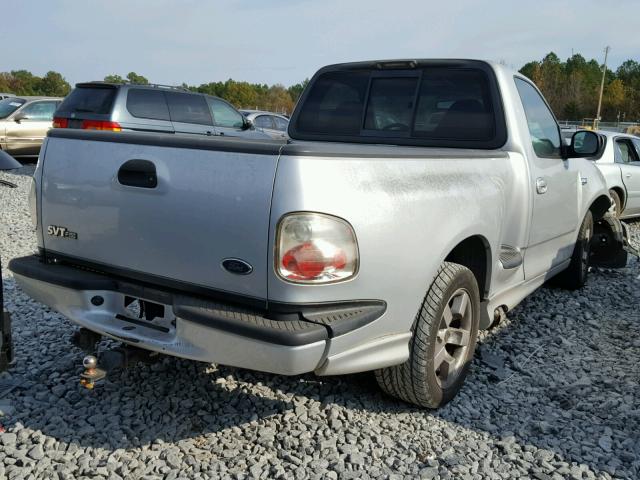 2FTZF07392CA74292 - 2002 FORD F150 SVT L SILVER photo 4