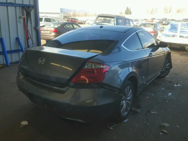 1HGCS12838A013350 - 2008 HONDA ACCORD EXL GRAY photo 4