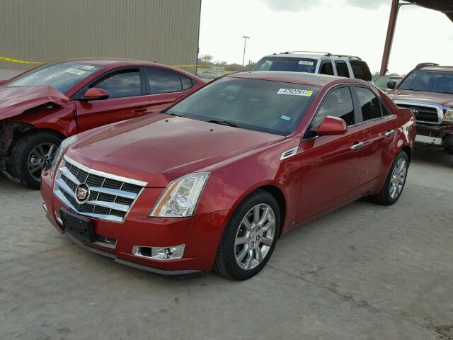 1G6DR57VX80185033 - 2008 CADILLAC CTS HI FEA RED photo 2