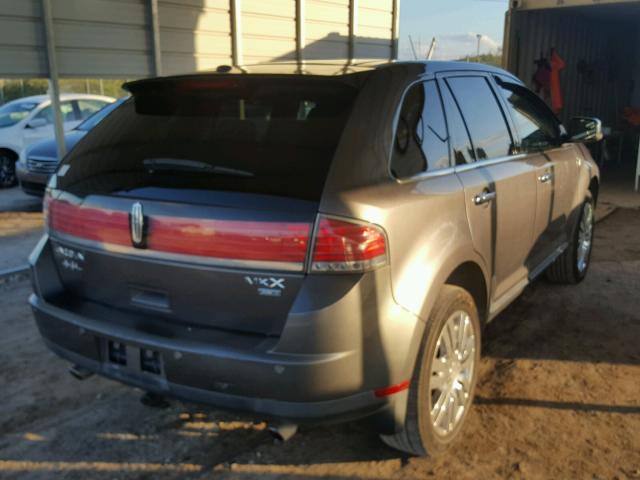 2LMDJ8JC8ABJ27228 - 2010 LINCOLN MKX GRAY photo 4