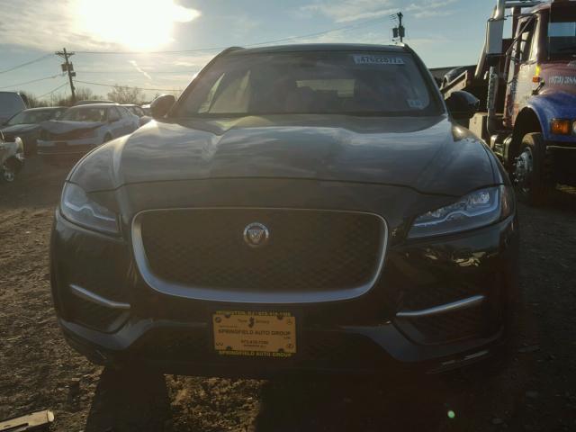 SADCL2BV8HA881078 - 2017 JAGUAR F-PACE R - BLACK photo 9