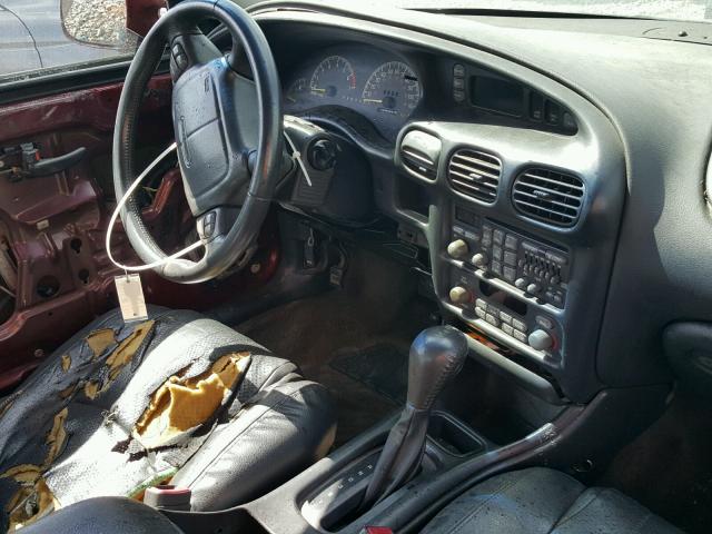 1G2WP12K1YF207245 - 2000 PONTIAC GRAND PRIX RED photo 9