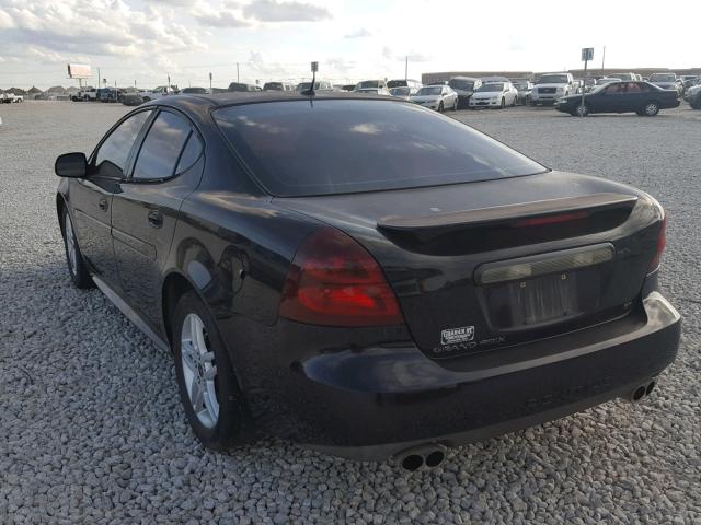 2G2WR554561201340 - 2006 PONTIAC GRAND PRIX BLACK photo 3