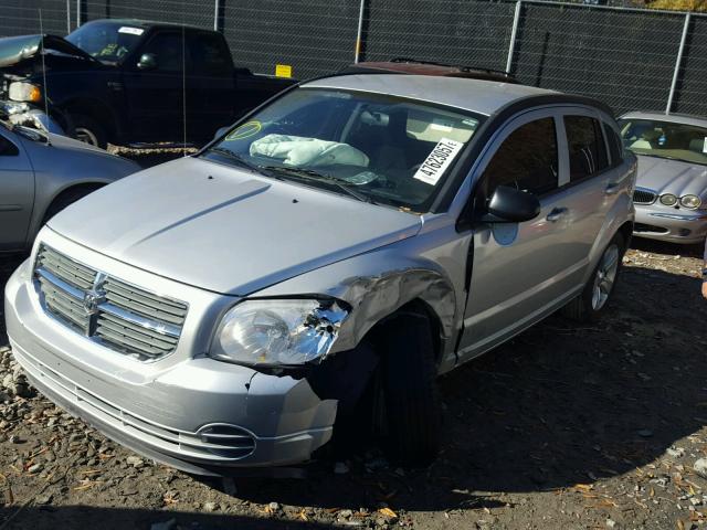 1B3CB4HA0AD590742 - 2010 DODGE CALIBER SX SILVER photo 2