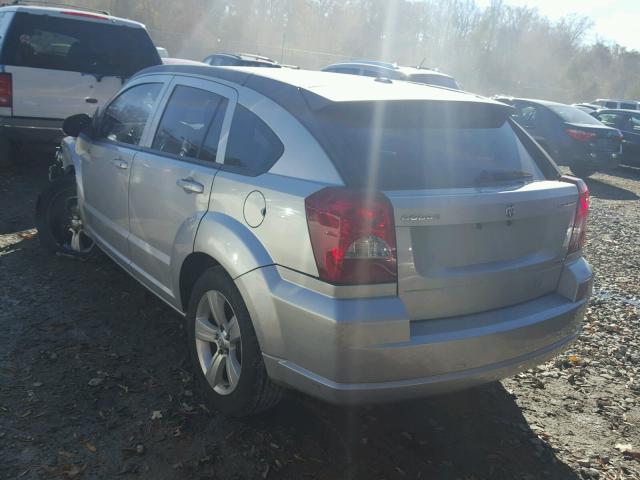 1B3CB4HA0AD590742 - 2010 DODGE CALIBER SX SILVER photo 3