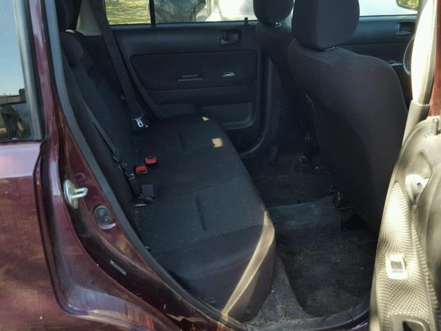 JTLKT324554022114 - 2005 TOYOTA SCION XB Марун фото 6