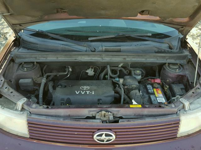 JTLKT324554022114 - 2005 TOYOTA SCION XB Марун фото 7