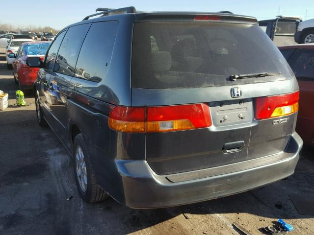 5FNRL18673B033452 - 2003 HONDA ODYSSEY EX GREEN photo 3