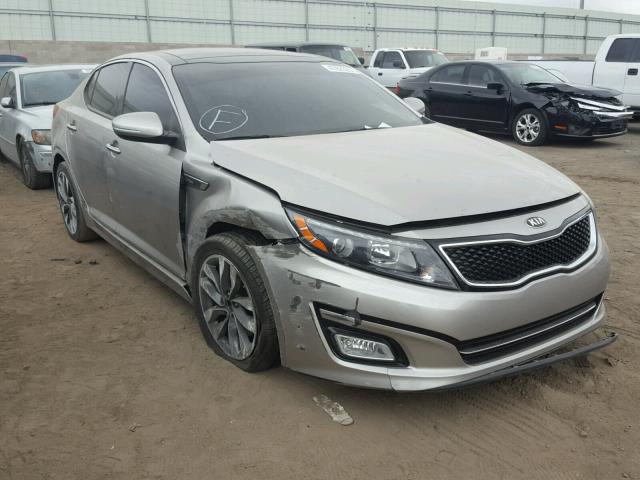 5XXGR4A6XFG400752 - 2015 KIA OPTIMA SX SILVER photo 1