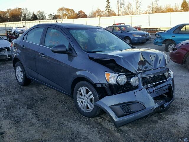 1G1JC5SB8C4228891 - 2012 CHEVROLET SONIC LT GRAY photo 1