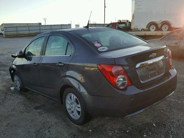 1G1JC5SB8C4228891 - 2012 CHEVROLET SONIC LT 灰色 照片 3