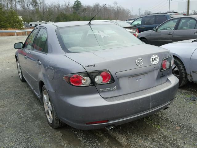 1YVHP80C585M47679 - 2008 MAZDA 6 I CHARCOAL photo 3