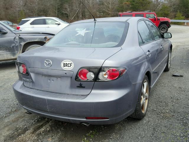 1YVHP80C585M47679 - 2008 MAZDA 6 I CHARCOAL photo 4