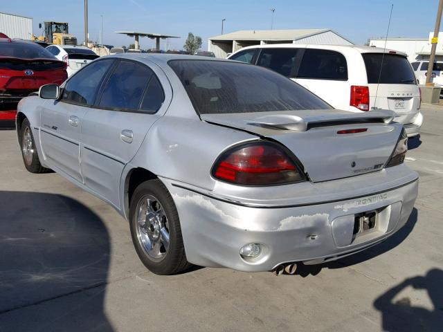 1G2NW52E12M537549 - 2002 PONTIAC GRAND AM G SILVER photo 3