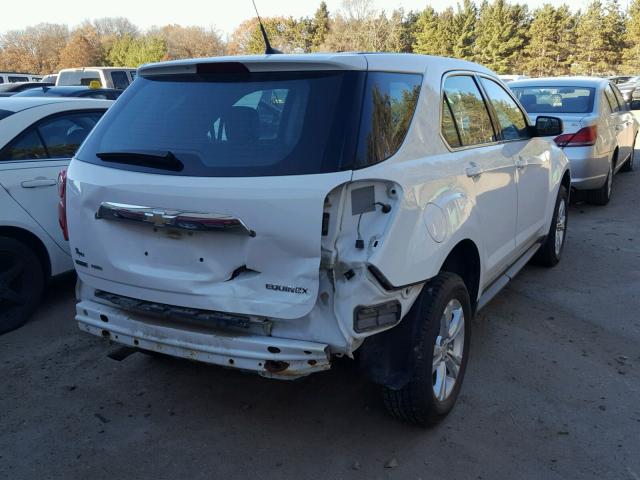 2GNFLCEKXC6181916 - 2012 CHEVROLET EQUINOX LS WHITE photo 4