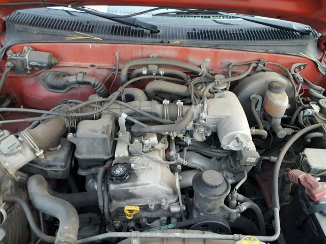 5TEWM72N21Z836152 - 2001 TOYOTA TACOMA XTR RED photo 7