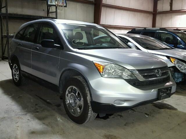 5J6RE4H33AL085845 - 2010 HONDA CR-V LX SILVER photo 1