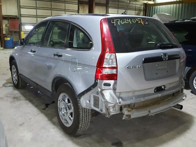 5J6RE4H33AL085845 - 2010 HONDA CR-V LX SILVER photo 3