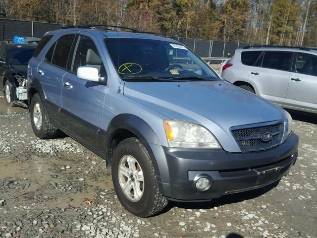 KNDJC733955364700 - 2005 KIA SORENTO EX BLUE photo 1