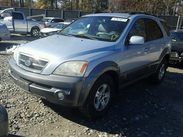 KNDJC733955364700 - 2005 KIA SORENTO EX BLUE photo 2