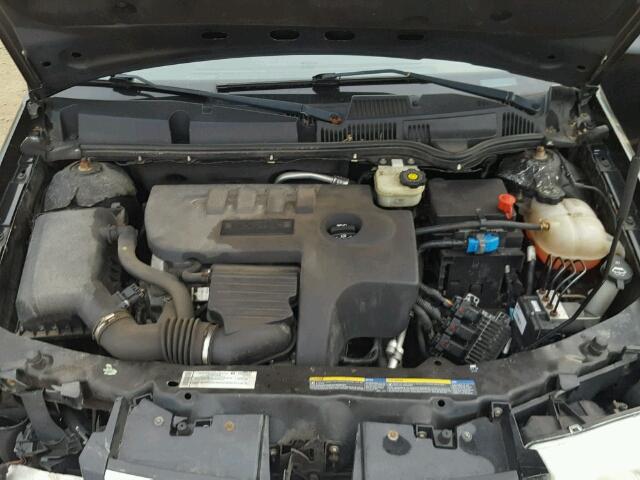 1G8AJ58F37Z192540 - 2007 SATURN ION LEVEL BLACK photo 7