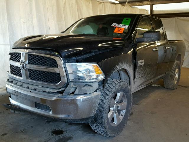 1C6RR7GP2DS659708 - 2013 RAM 1500 SLT BLACK photo 2