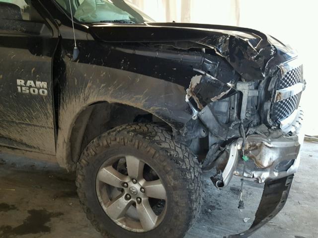 1C6RR7GP2DS659708 - 2013 RAM 1500 SLT BLACK photo 9