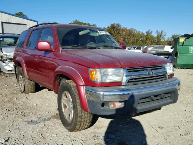 JT3GN86RX20257758 - 2002 TOYOTA 4RUNNER SR BURGUNDY photo 1