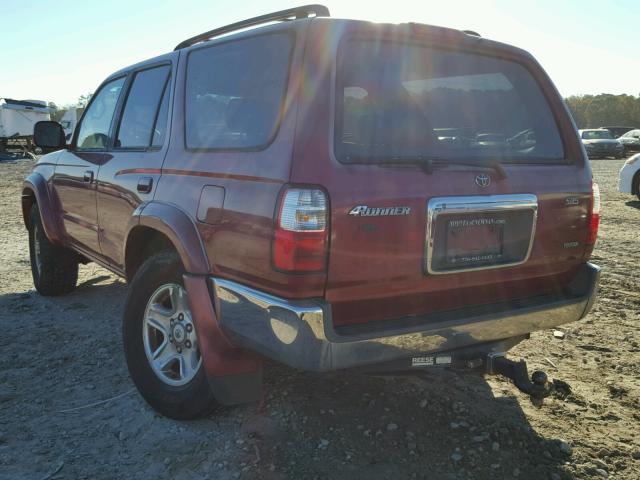 JT3GN86RX20257758 - 2002 TOYOTA 4RUNNER SR BURGUNDY photo 3