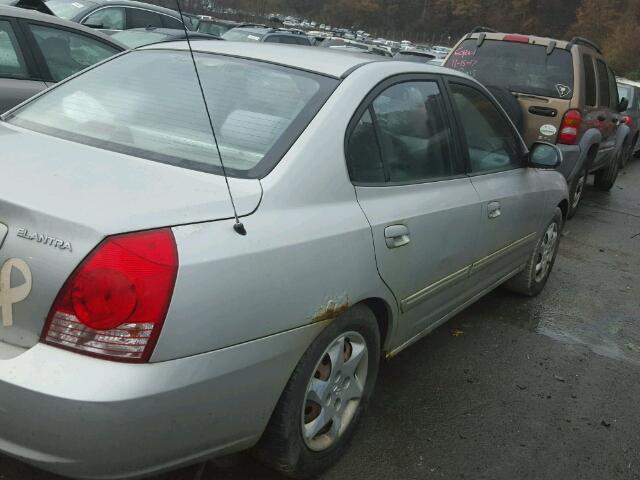 KMHDN46D16U328223 - 2006 HYUNDAI ELANTRA GL SILVER photo 4