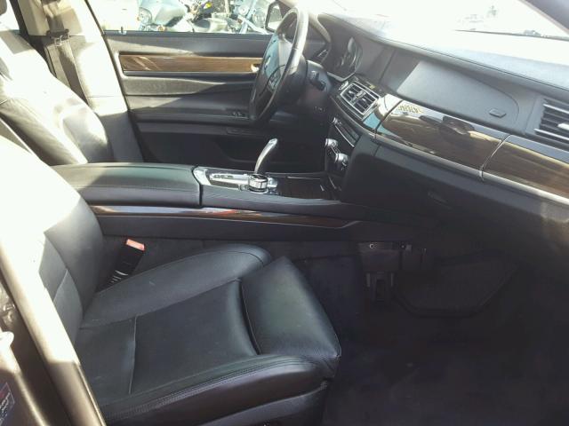 WBAKC8C55BC432796 - 2011 BMW 750LI CHARCOAL photo 5