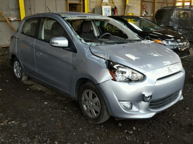 ML32A4HJ1FH004470 - 2015 MITSUBISHI MIRAGE ES SILVER photo 1