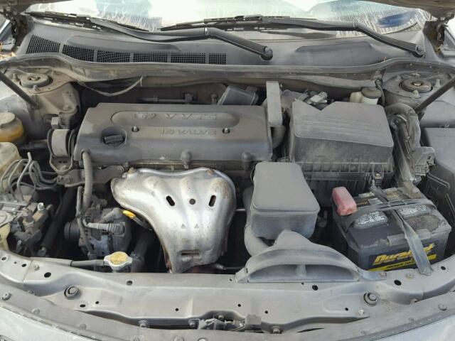 4T1BE46K67U192176 - 2007 TOYOTA CAMRY NEW GRAY photo 7