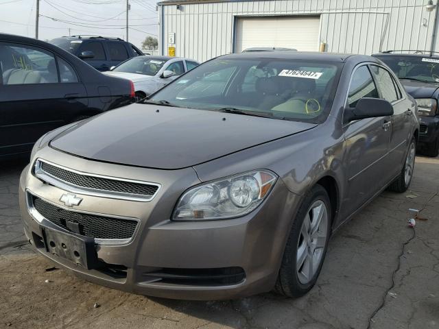 1G1ZB5E15BF356744 - 2011 CHEVROLET MALIBU LS BROWN photo 2