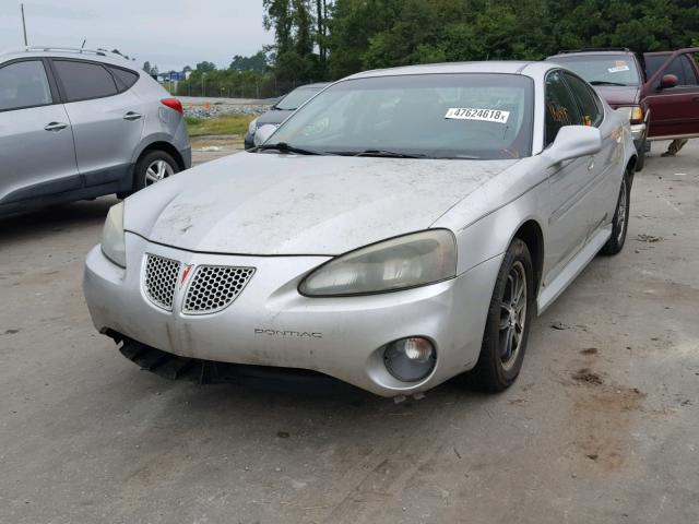2G2WP552761220623 - 2006 PONTIAC GRAND PRIX Сріблястий фото 2