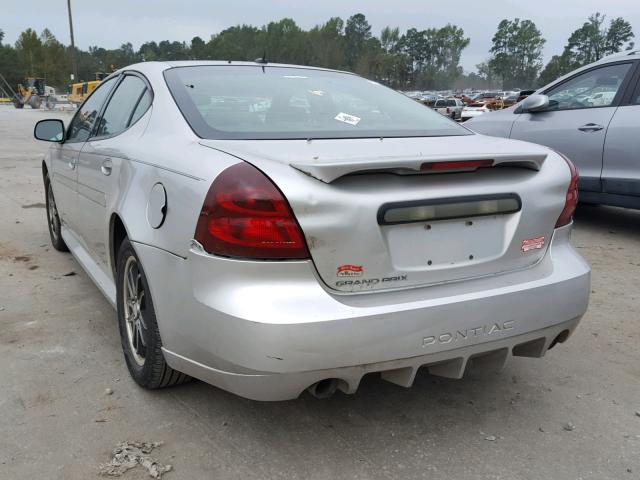 2G2WP552761220623 - 2006 PONTIAC GRAND PRIX Сріблястий фото 3