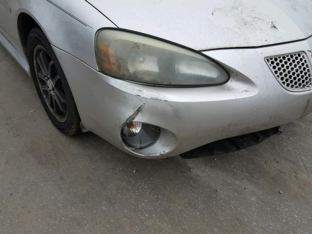 2G2WP552761220623 - 2006 PONTIAC GRAND PRIX Сріблястий фото 9