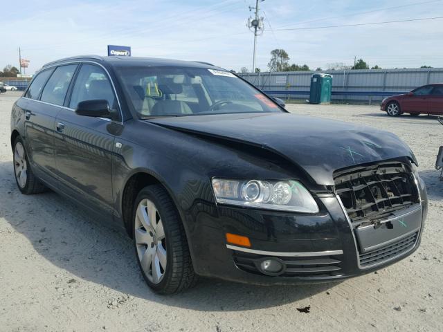 WAUKH74F46N107943 - 2006 AUDI A6 AVANT Q BLACK photo 1