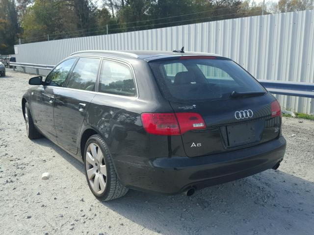 WAUKH74F46N107943 - 2006 AUDI A6 AVANT Q BLACK photo 3