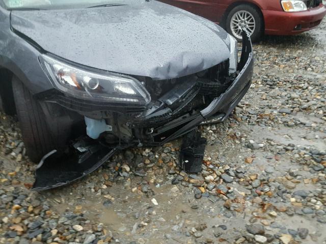 1HGCR2F78DA055039 - 2013 HONDA ACCORD EX GRAY photo 9