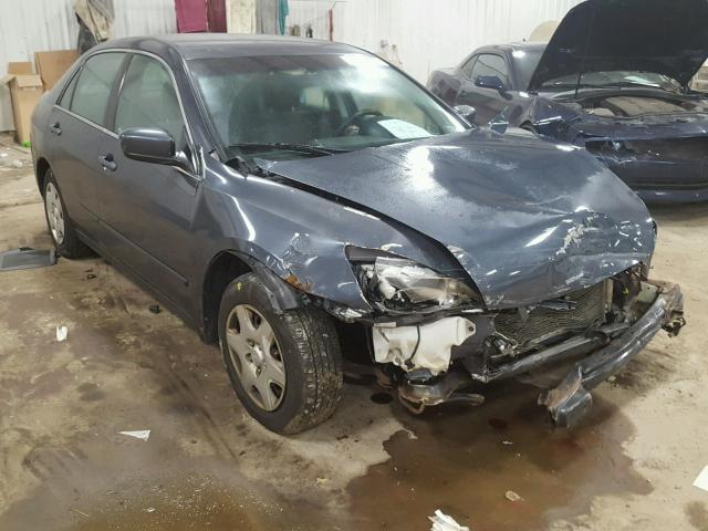 1HGCM56445A012096 - 2005 HONDA ACCORD LX GRAY photo 1