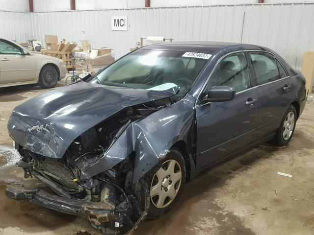 1HGCM56445A012096 - 2005 HONDA ACCORD LX GRAY photo 2