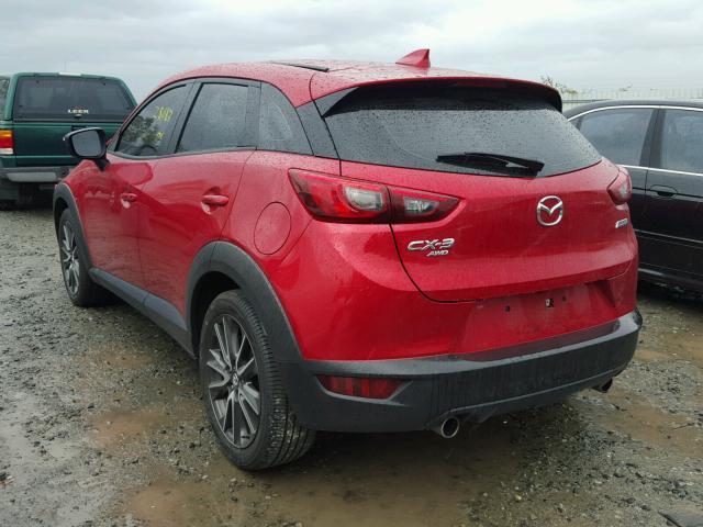 JM1DKFC74H0146940 - 2017 MAZDA CX-3 TOURI RED photo 3